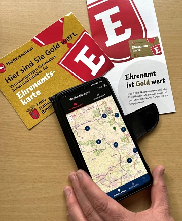 App Ehrenamtskarte App Ehrenamtskarte © Gemeinde Schwanewede